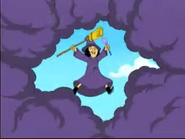 "THE WITCH!" they all shouted. (The dwarves were right.)