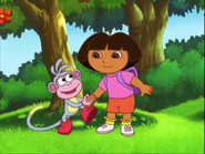 "Tell it, Dora! Tell it!" he said.