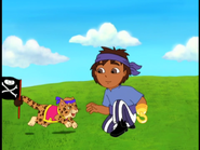 And Baby Jaguar has his flag!