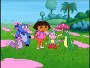 Four umbrellas,