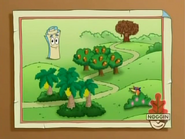 However, Map gives a warning: "But watch out for Swiper!" He'll try to swipe all the people's gifts for their mommies, so protect the special ingredients and stop him at all costs!