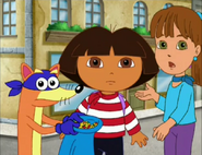 "That skunk is ALWAYS trying to swipe our stuff!" (A Swiper in France?! This means there are more Swipers than just one!)