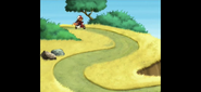 A curvy hill