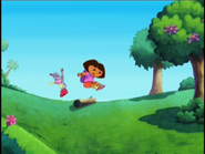and jump over the log!