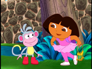 "Thanks, Boots!" Dora replied.