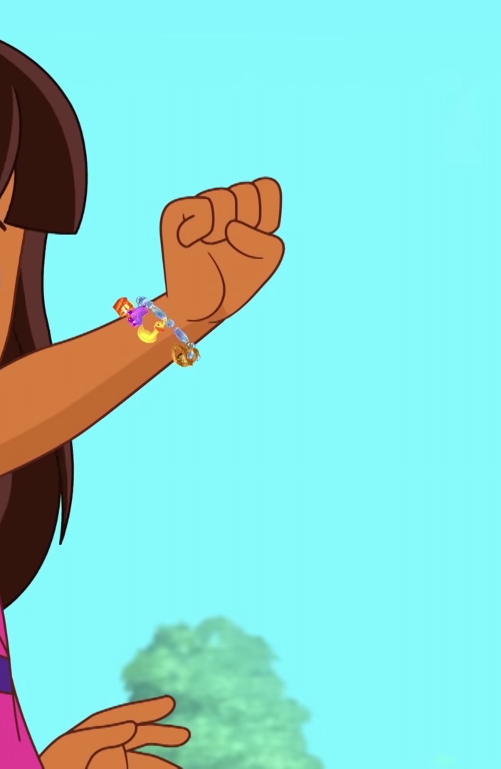 Dora charm bracelet top