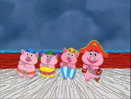 Swing your elbows way up high! Swing, swing, swing!