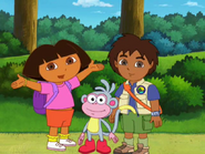 (Well, Diego? Let's allow Dora to show you of the one who can help us find a way to save Baby Jaguar.) Who do we ask for help when we don't know which way to go?