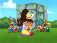 Ladies and Gentlemen the winner by passing the test, the new Princess of Fairytale land, DORA MARQUEZ!!!!!