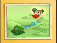 Jungle, River… DORA'S HOOOOOOOOOOUSE!!!" [Note Map's zooming is different.]