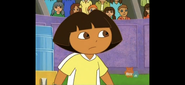 (Dora, now is our chance to succeed our revenge to protect the soccer ball after our failure for the last time!)