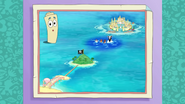 Even Map is shocked to hear the news about the Mermaid Kingdom! "OH, NO!" he gasped.