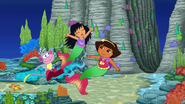 FULL EPISODE Dora's Rescue in Mermaid Kingdom 🧜 ♀️ w Maribel the Mermaid! Dora the Explorer 13-47 screenshot