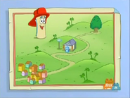 So you tell Dora: Town, Gas Station, Big Tree!