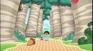 (Boots thinks they're in the…) "Giant Trees!" he and Dora shouted.