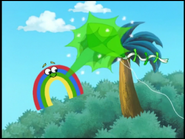 A verde (green) kite.