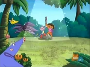 And an anteater! "The stick can do a magic trick!"