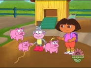 But the third pig's oink is different: "Oinky!"