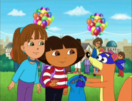 "Dora, I just GOTTA give back these friendship bracelets!"