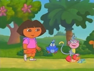 Where are we going? To the Little Blue Tree!