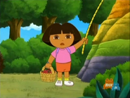 "That sounds like Swiper (again)! He's gonna try and swipe the rope!"