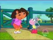 Swiper tried to take the ribbons,