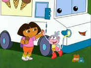 (song ends; Dora and Boots slap a high-five)