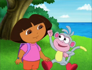 "Dora, you can do it! I KNOW you can!"