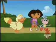 Who's inside that duck suit?