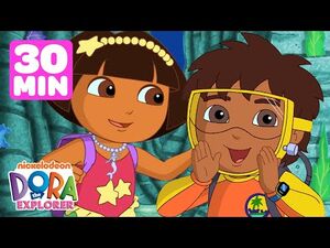 Dora_&_Diego's_Rescue_Adventures!_🧜‍♀️_30_Minutes_-_Dora_the_Explorer
