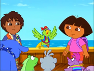 "You're on your way to Treasure Island!"
