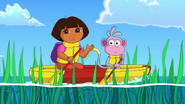 FULL EPISODE Dora Sails the Sea with Pirate Pigs! 🏴 ☠️🐷 'Benny the Castaway' Dora the Explorer 16-52 screenshot