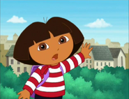 "Fifi, no swiping"! (It works the exact same way as "Swiper, no swiping!")