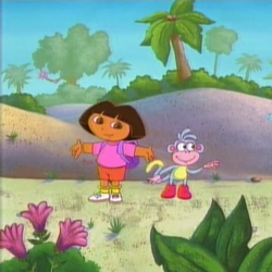 dora the explorer fish out of water