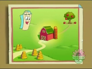 One little piggy went to the barn.