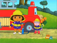 Dora then warns, "If YOU see Swiper the Fox, yell 'SWIPER!'."