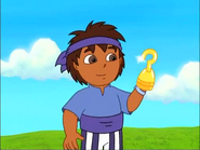 ...his shiny hook!