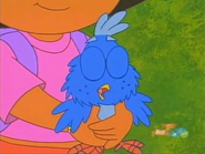 Baby Blue Bird is CRACKING up!