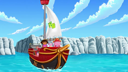 FULL EPISODE Dora Sails the Sea with Pirate Pigs! 🏴 ☠️🐷 'Benny the Castaway' Dora the Explorer 12-22 screenshot