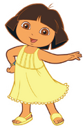 Dora spring outfit without hair band