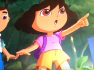 Dora in her animated sequence