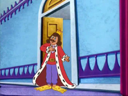 "As you can see, in honor of the dance contest, I have to put on…