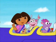 [They all say it instead of the Fiesta Trio.] One big wish!