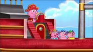 That's the Pirate Piggies' ship!"