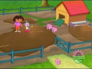 OH, NO! Oinky's getting away!"