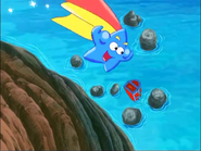 Hero Star sings in Glissando and prepares to retrieve the chest!