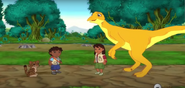 Nickeloden Go Diego Go Great Dinosaur Rescue game Alicia, Maia, Diego and Baby Jaguar 