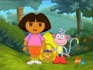 Dora's favorite part was saying "¡Buenos dias!" to wake up the Sleepy Sloth! (If you remember that in the episode "Click!".)