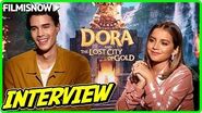 DORA och den förlorade staden av guld Isabela Moner Jeff Wahlberg pratar om filmen