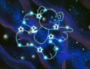 A teddy bear, right! It's the teddy bear constellation!